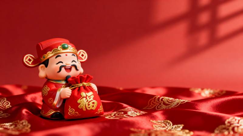 财神送福迎新春图片