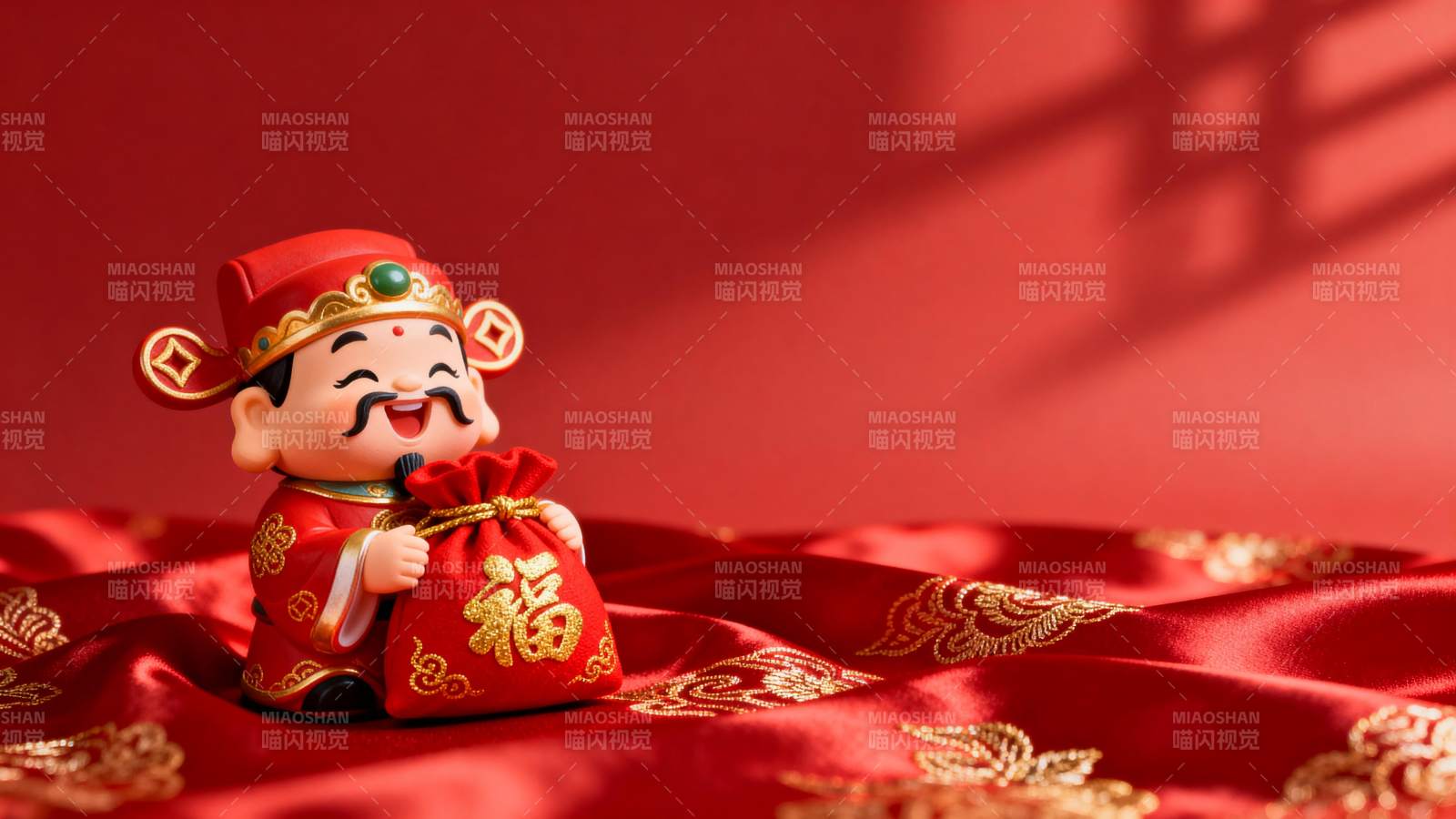 财神送福迎新春图片