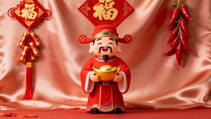 财神送福迎新春图片