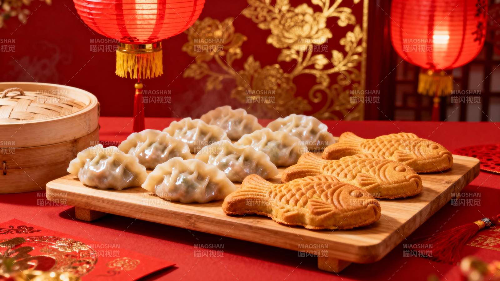 年味美食 团圆如意图片