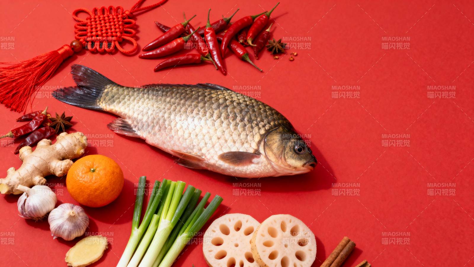 年年有余食材图图片