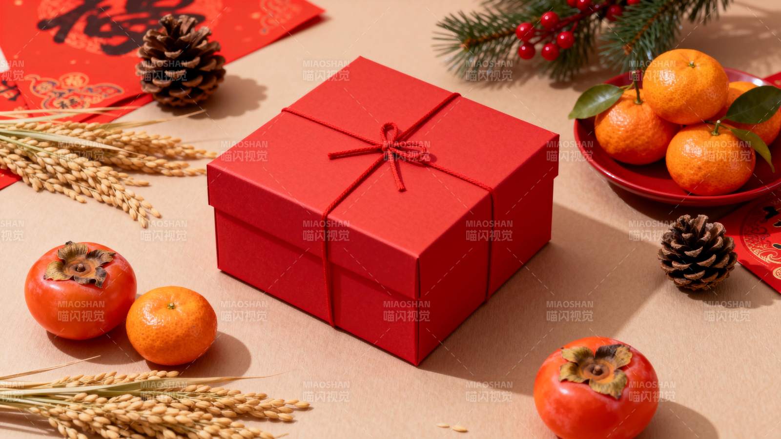 新春礼盒迎福年图片