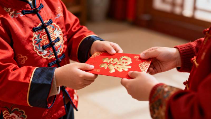 新春红包传递祝福图片