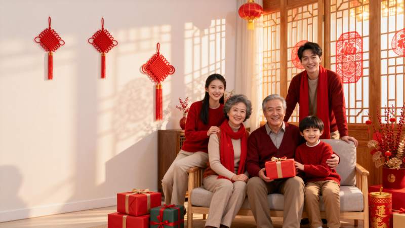 团圆喜庆过大年图片