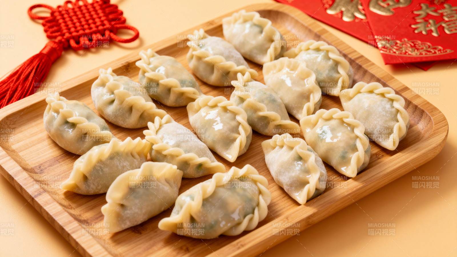 饺子迎新春图片