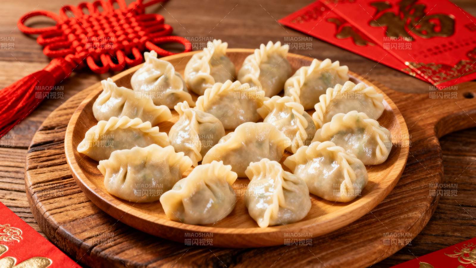 饺子迎新春图片