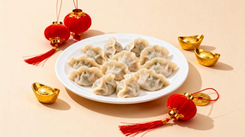 春节饺子迎新春图片