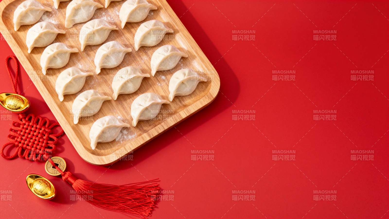 饺子迎新春图片