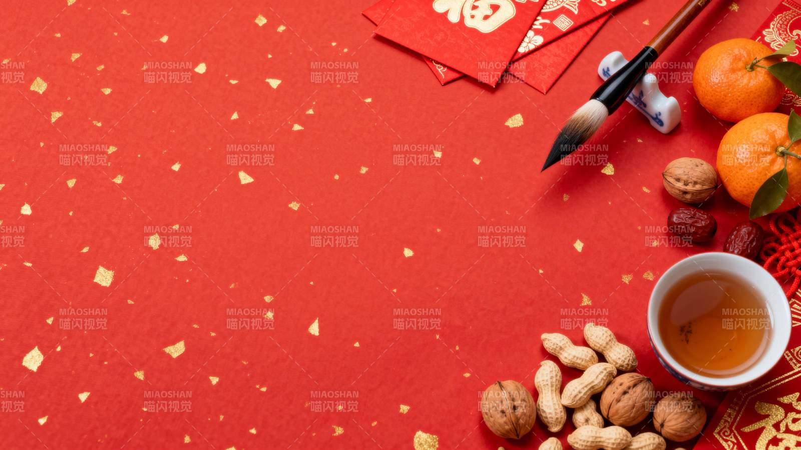 新春佳节喜庆布置图片