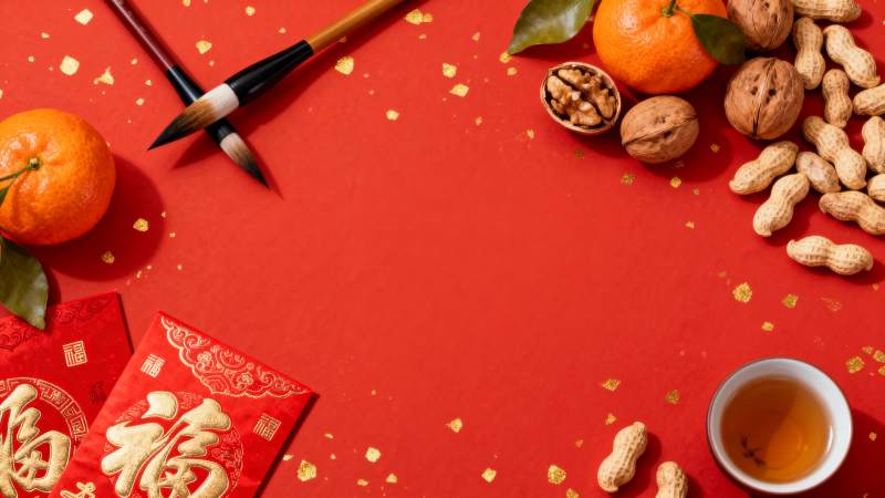 春节喜庆布置图片