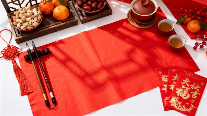 新春团圆饭图片