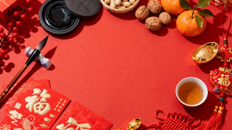 春节喜庆布置图片