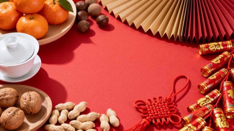 春节喜庆摆件图片