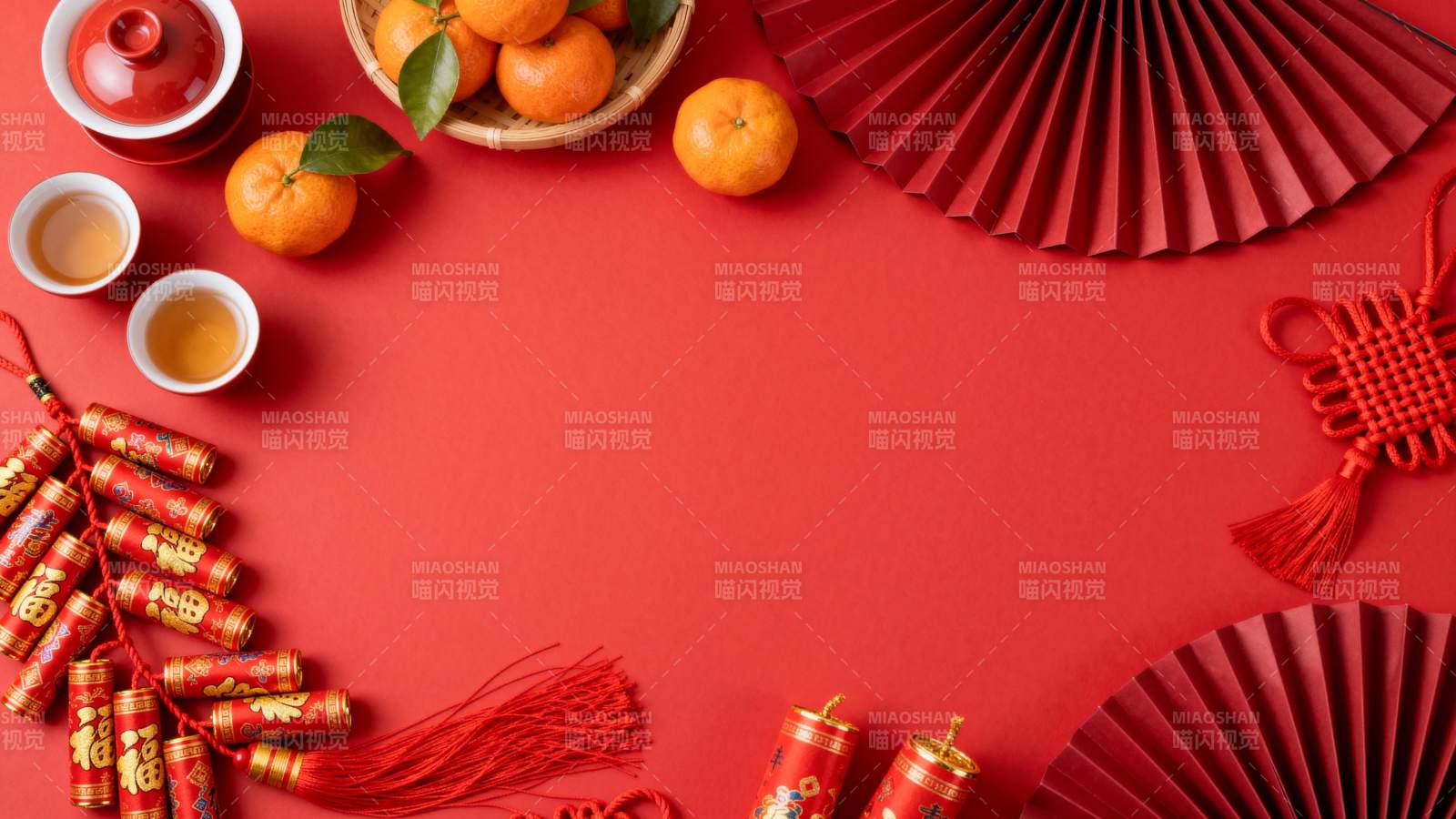 新春佳节喜庆布置图片