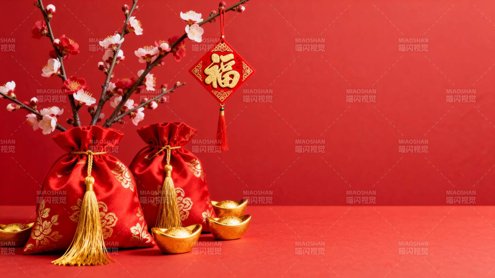 新春福袋金元宝图片