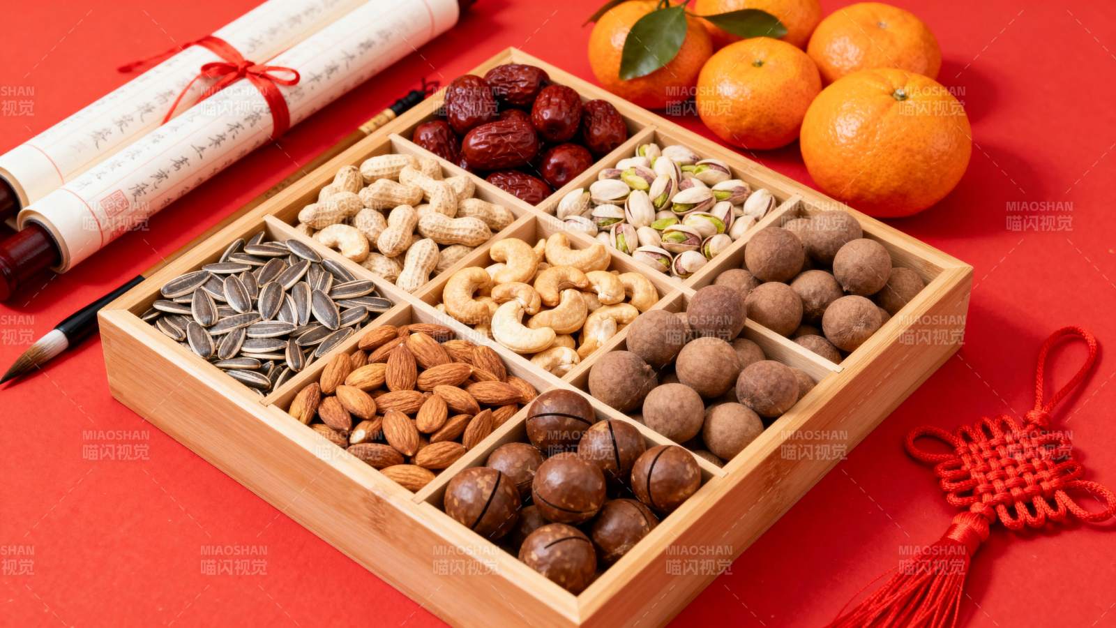 年货坚果礼盒图片