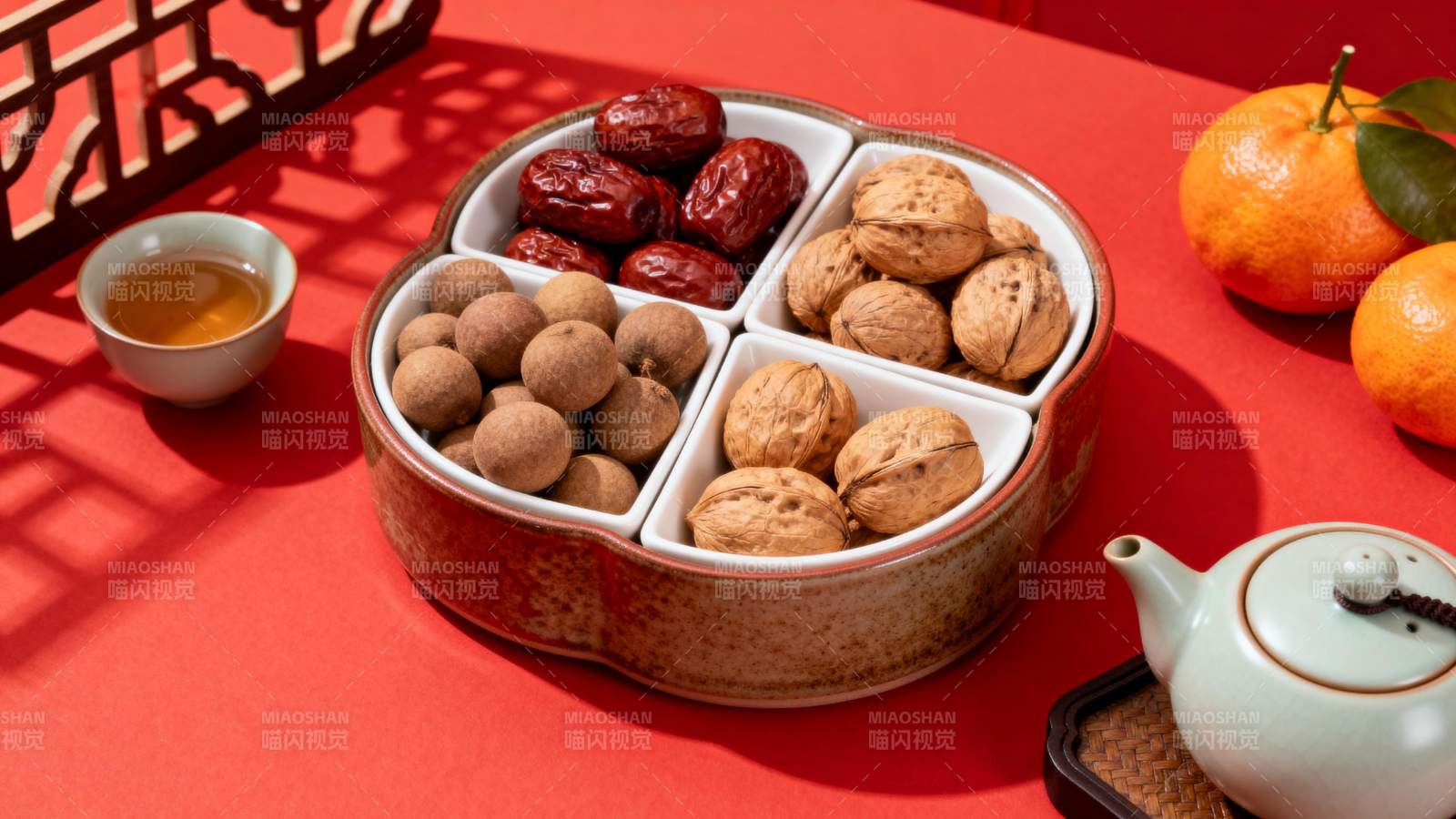 年味坚果茶点图片