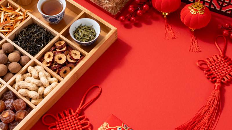 春节茶点礼盒图片