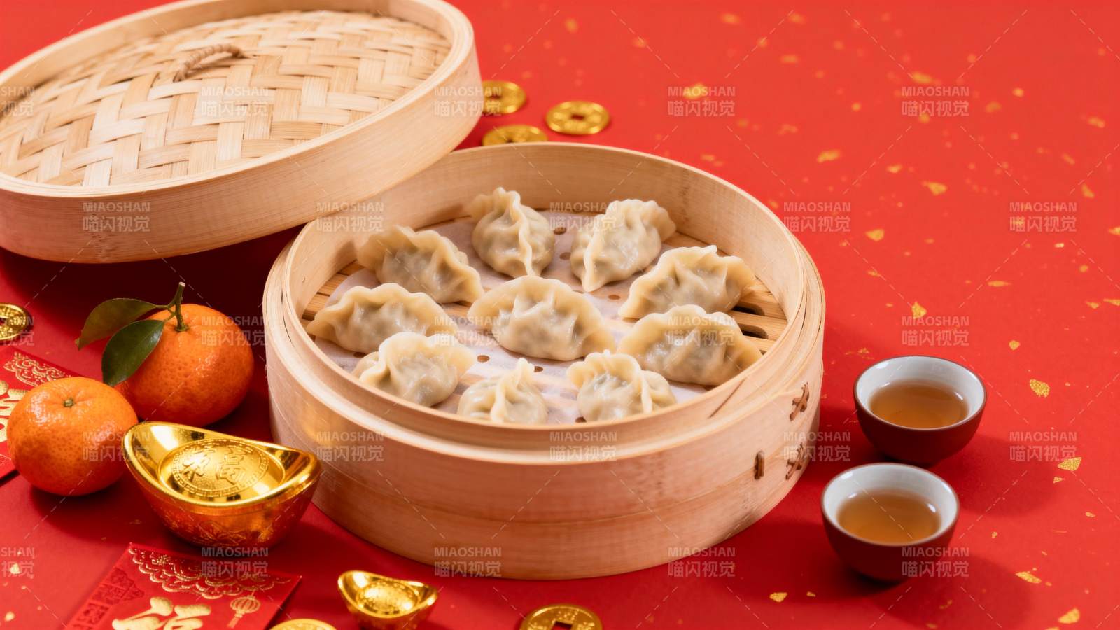 蒸饺迎春 喜庆团圆图片