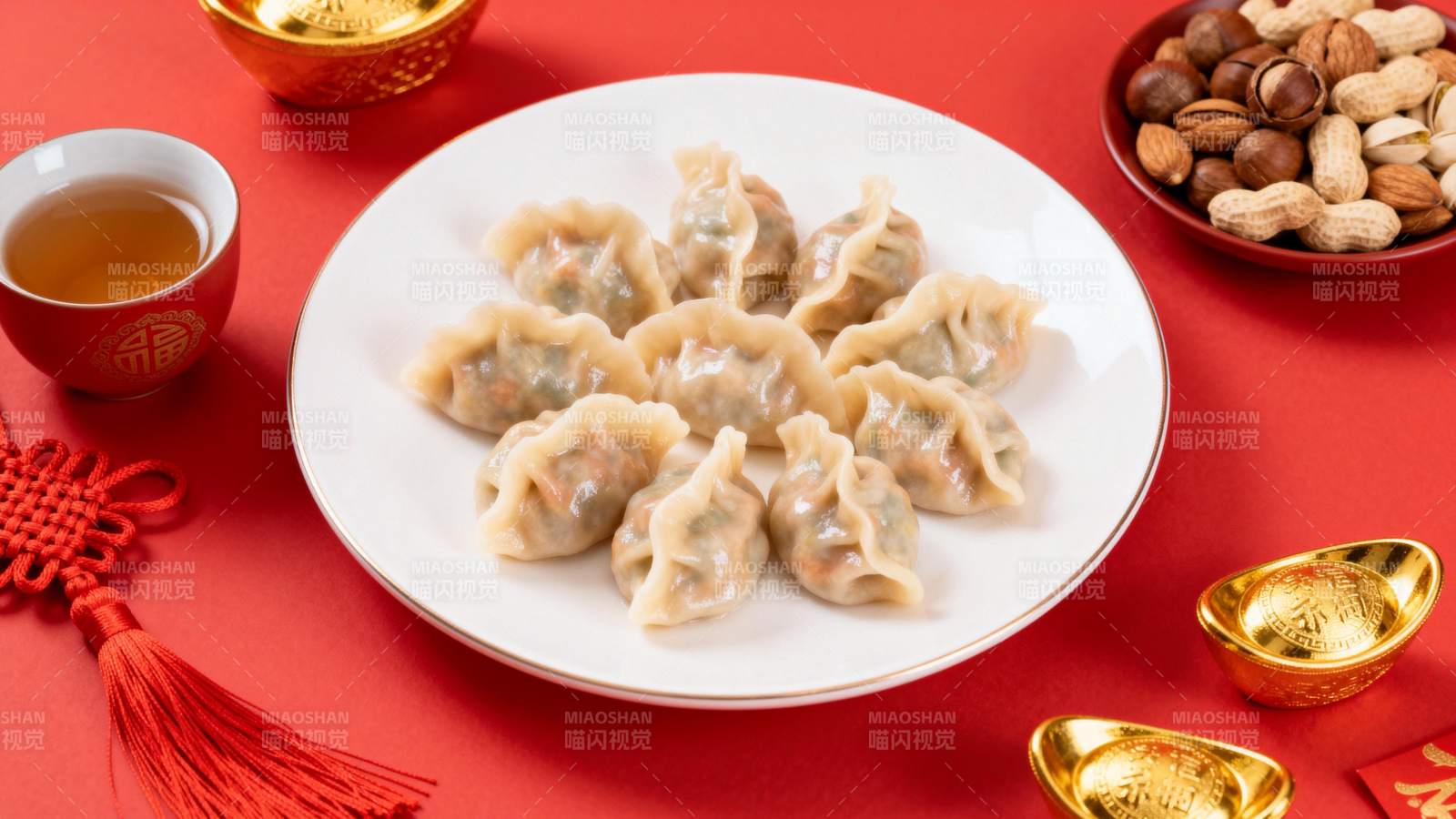 饺子迎新春图片