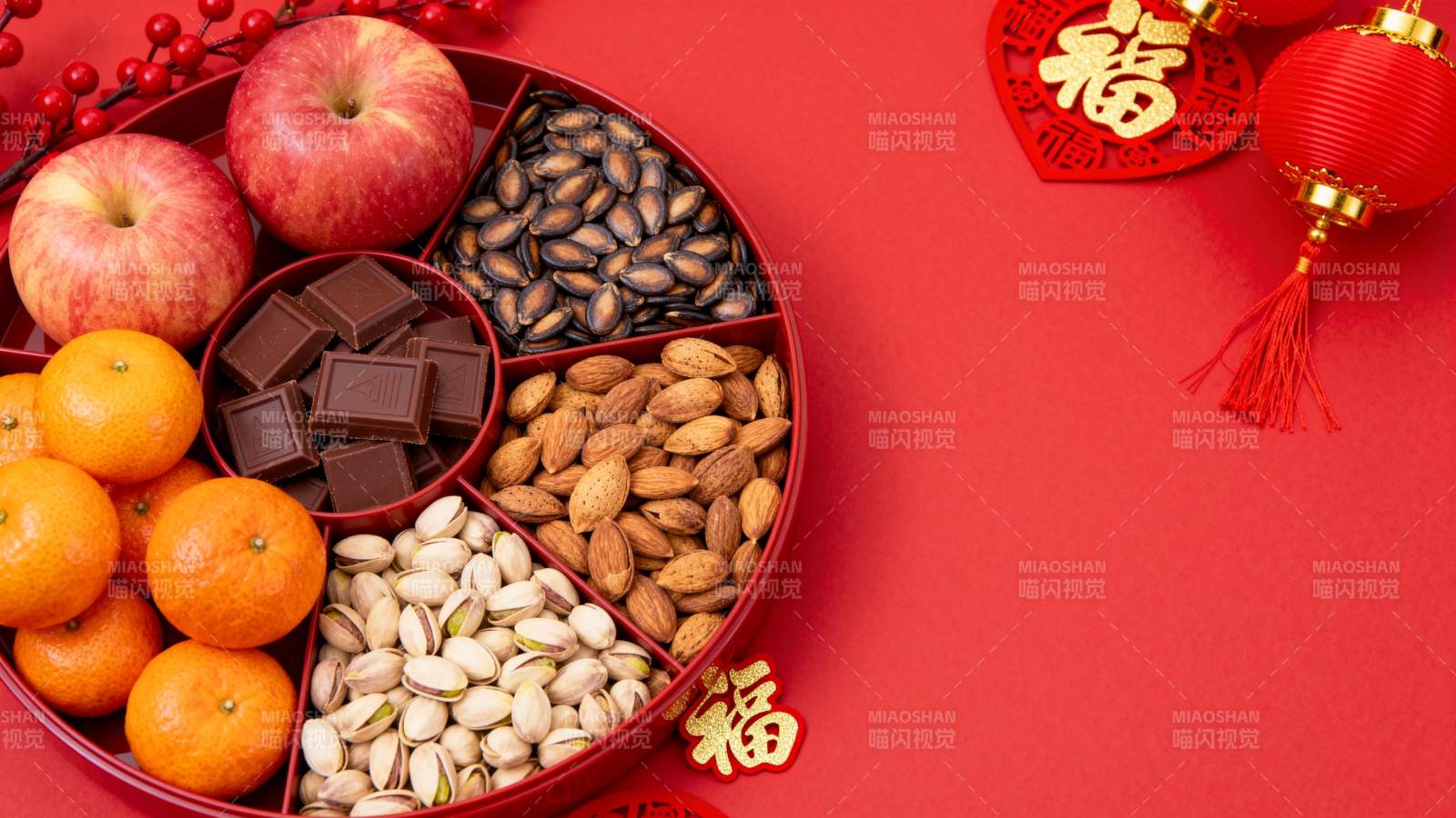 新春佳节美食盘图片