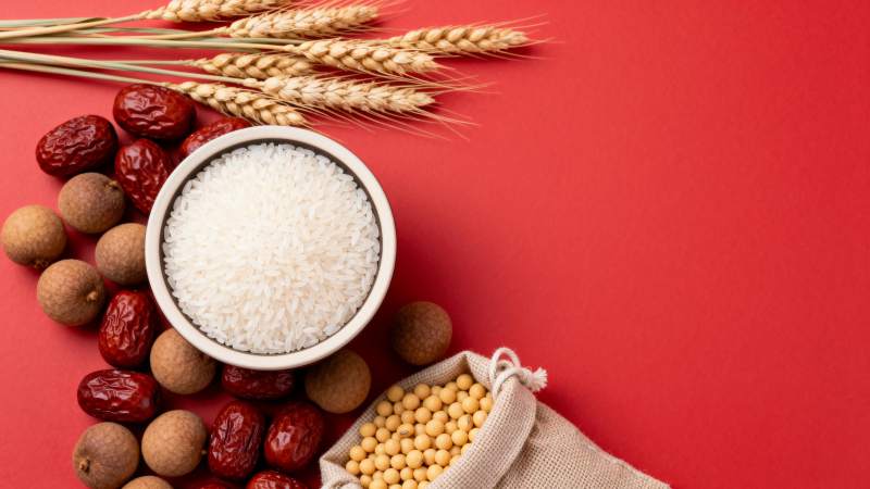 五谷杂粮养生图图片