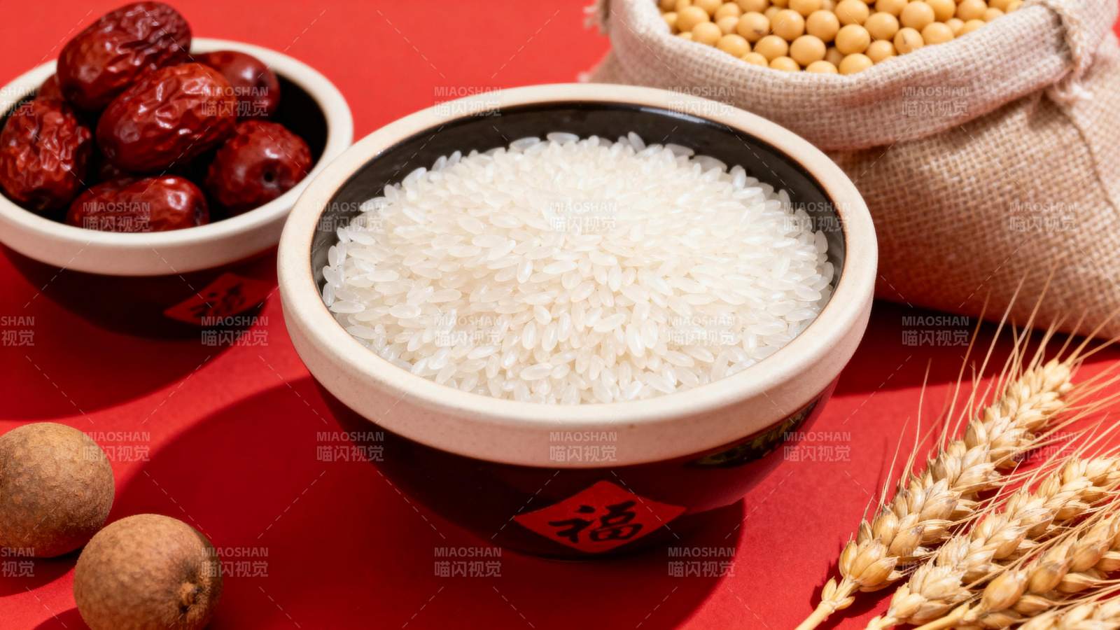 五谷杂粮养生图图片