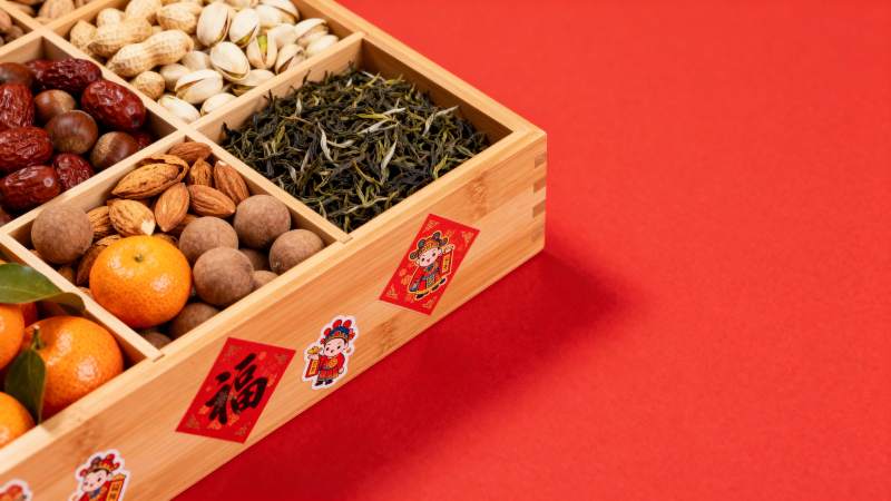 年货礼盒 福满新春图片