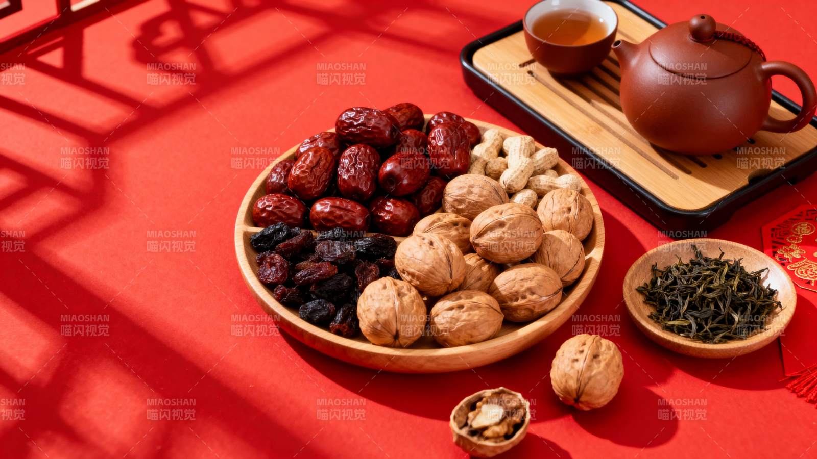 茶点果盘 年味十足图片