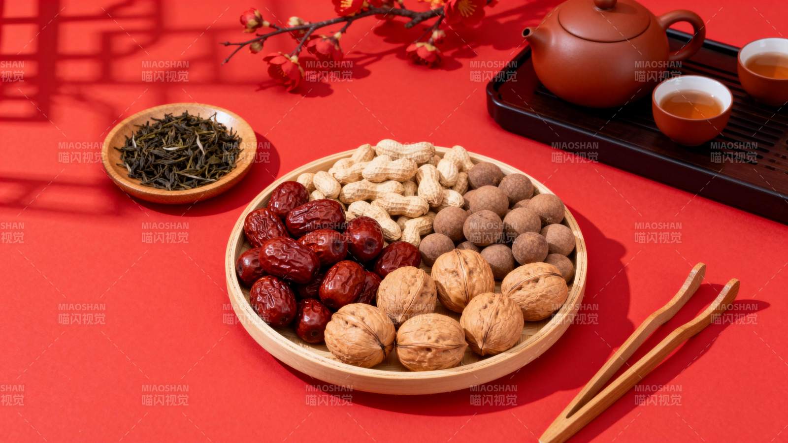 茶点果盘静物图片