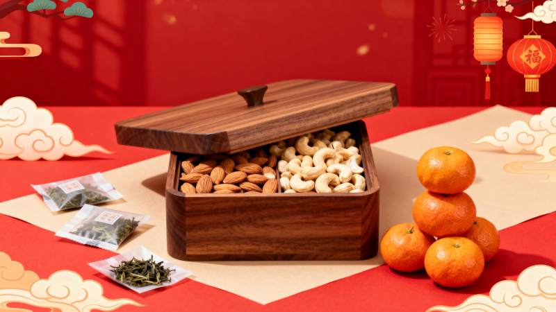 年味坚果礼盒图片