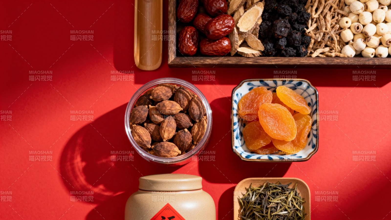 养生食材拼盘图片