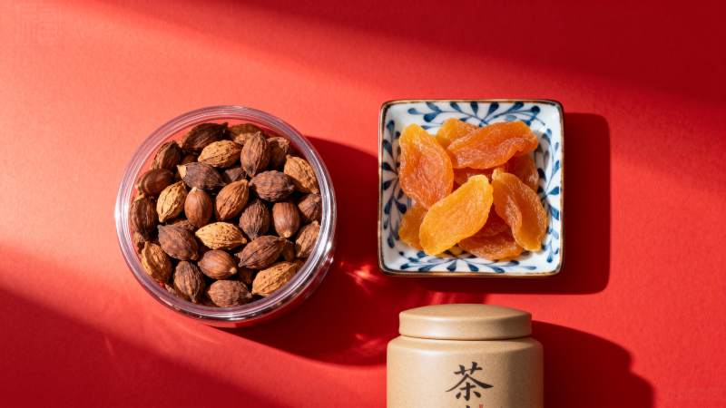 坚果干果茶香图片