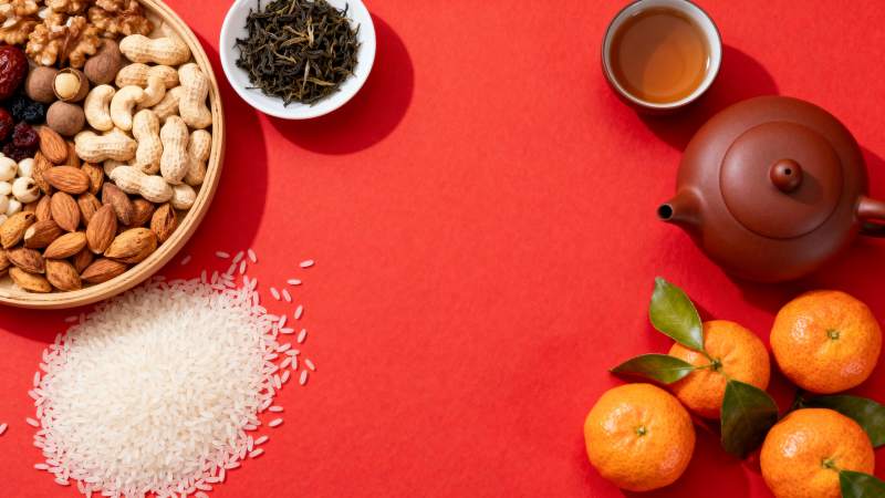 年味食材拼盘图片