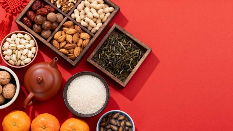 年货食材大集合图片