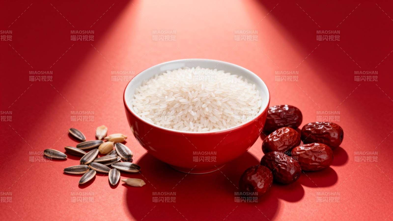 红碗白米配红枣图片