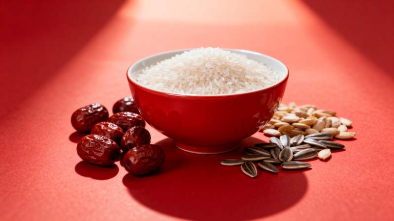 红碗米枣坚果图图片