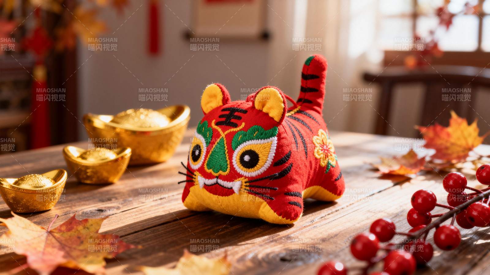 虎年吉祥物摆件图片