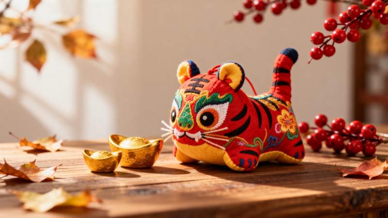 虎年吉祥物摆件图片