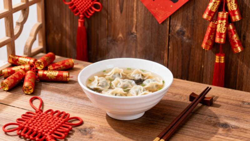 春节饺子宴图片