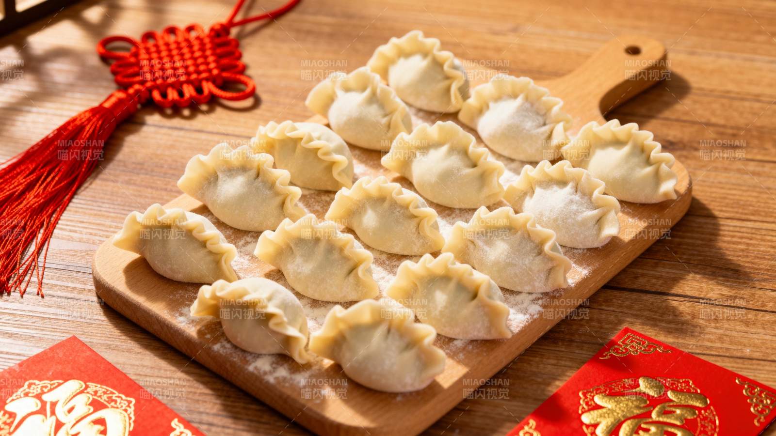 饺子迎新春图片