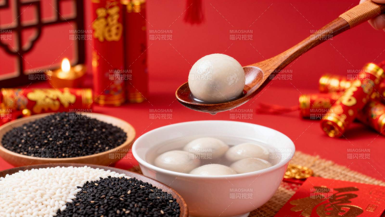元宵节汤圆盛宴图片