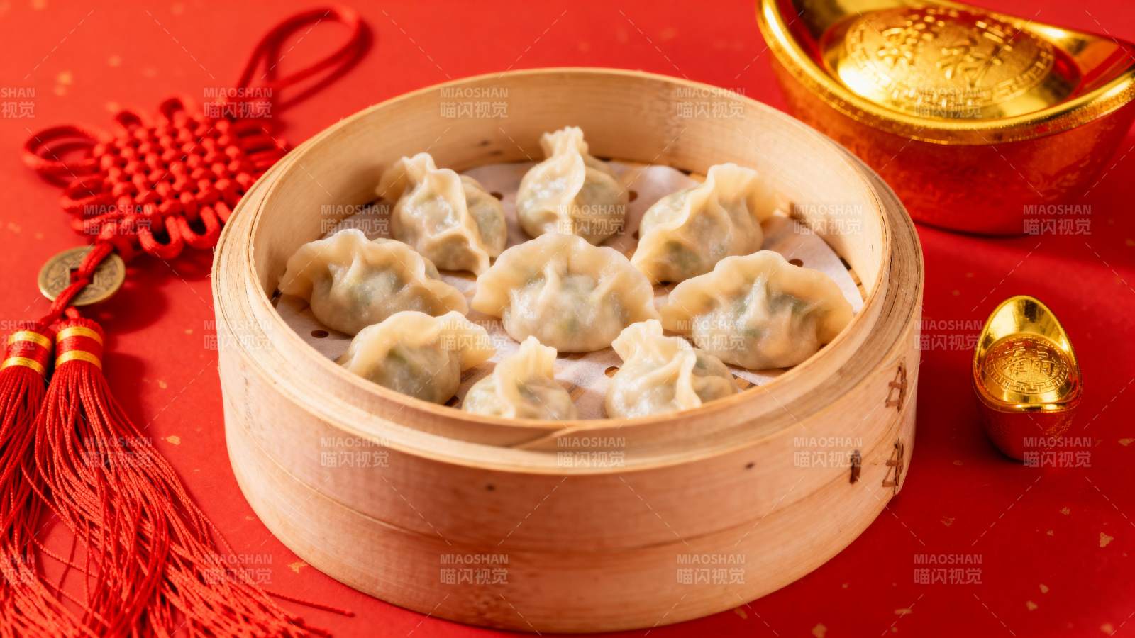 蒸饺迎新春图片