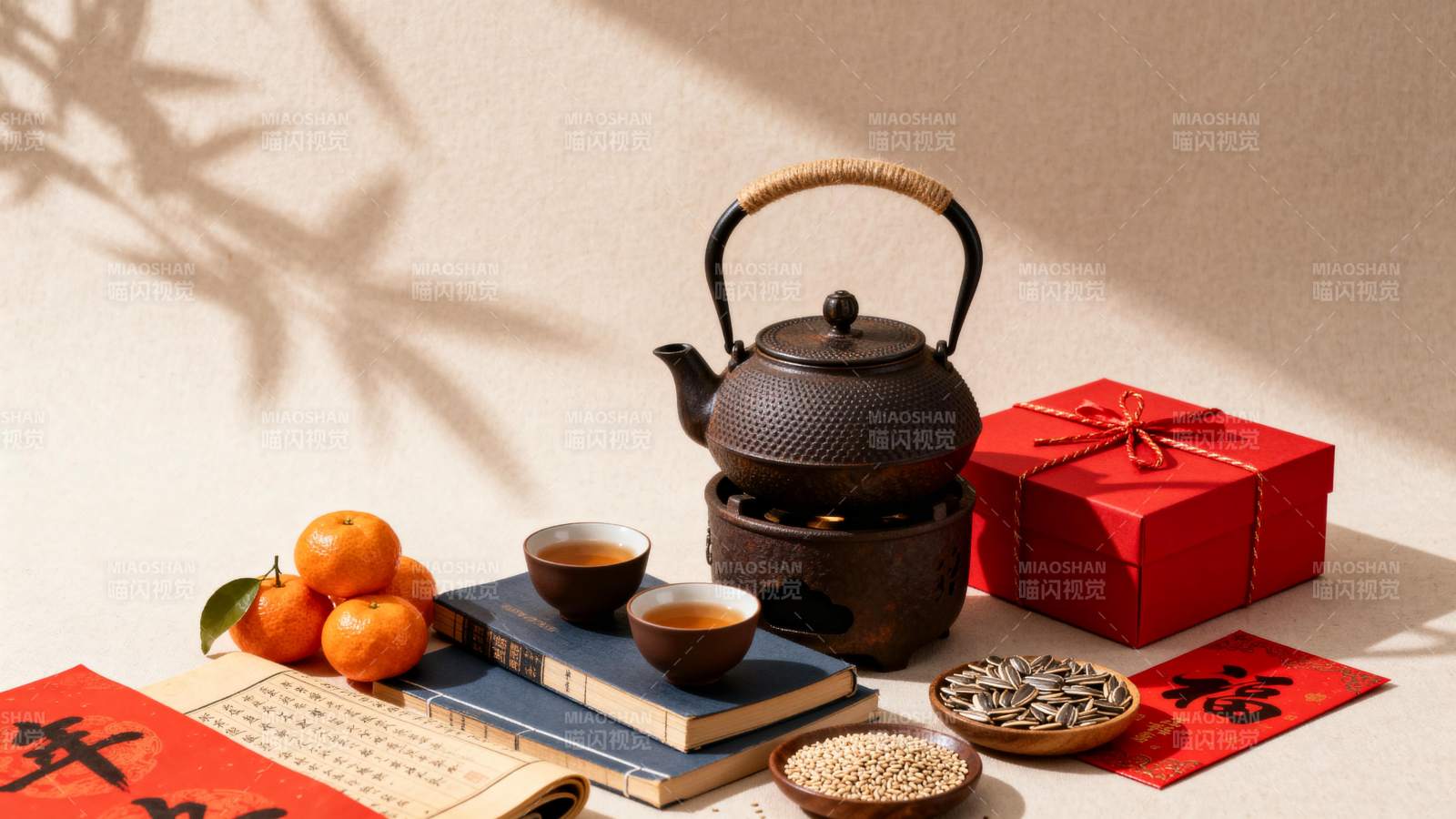 茶香四溢迎新春图片