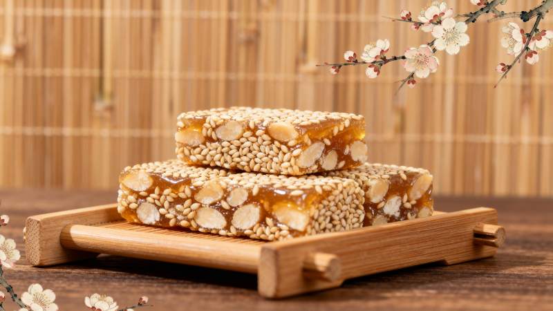 芝麻糕点 香甜可口图片