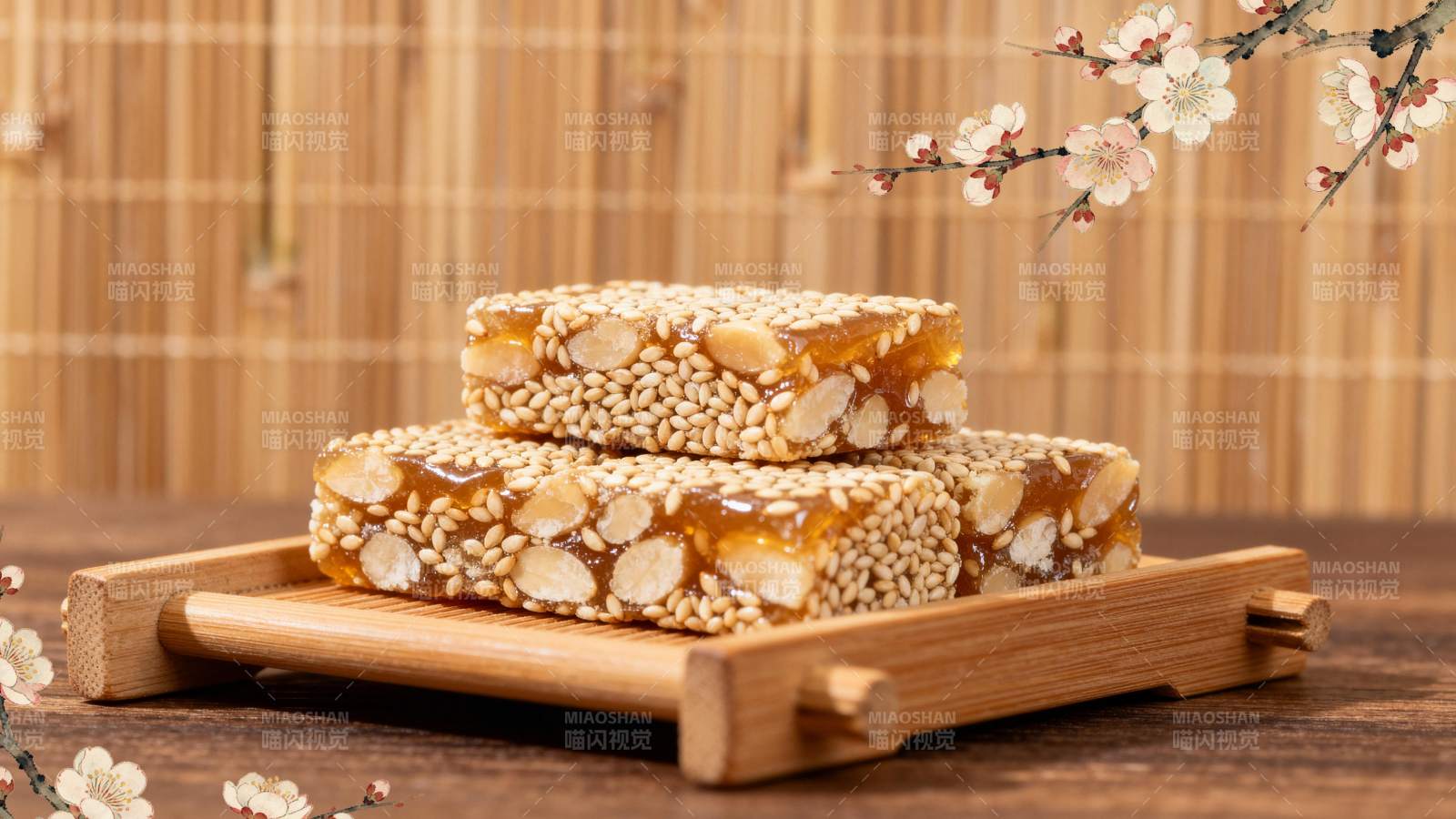 芝麻糕点 香甜可口图片