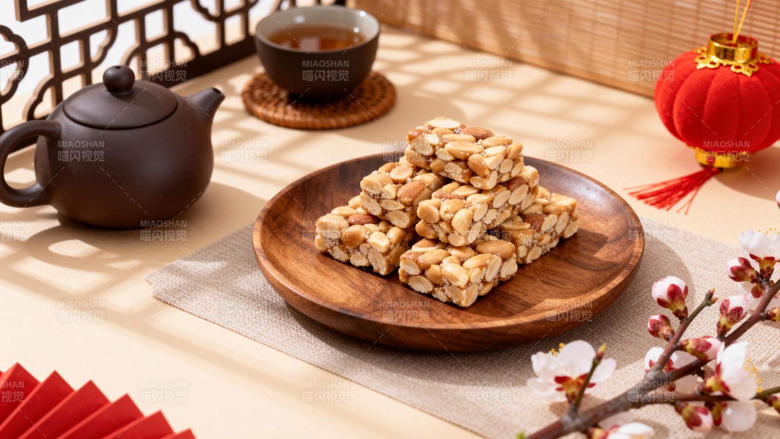 年味糕点 茶香相伴图片