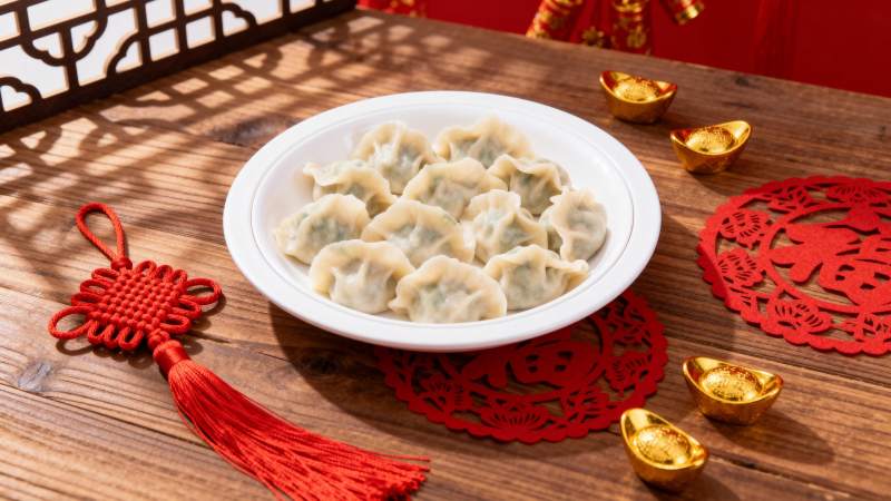 春节饺子迎新春图片