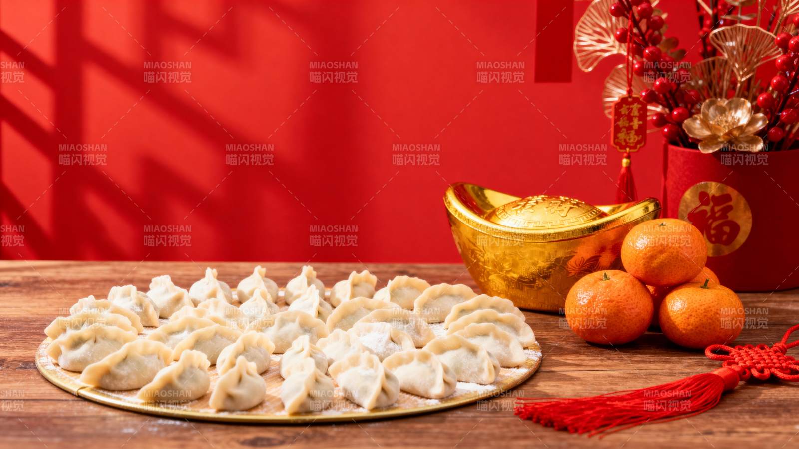 新春饺子迎福年图片