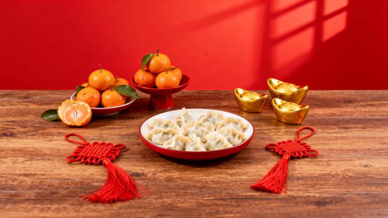 新春团圆饺子宴图片